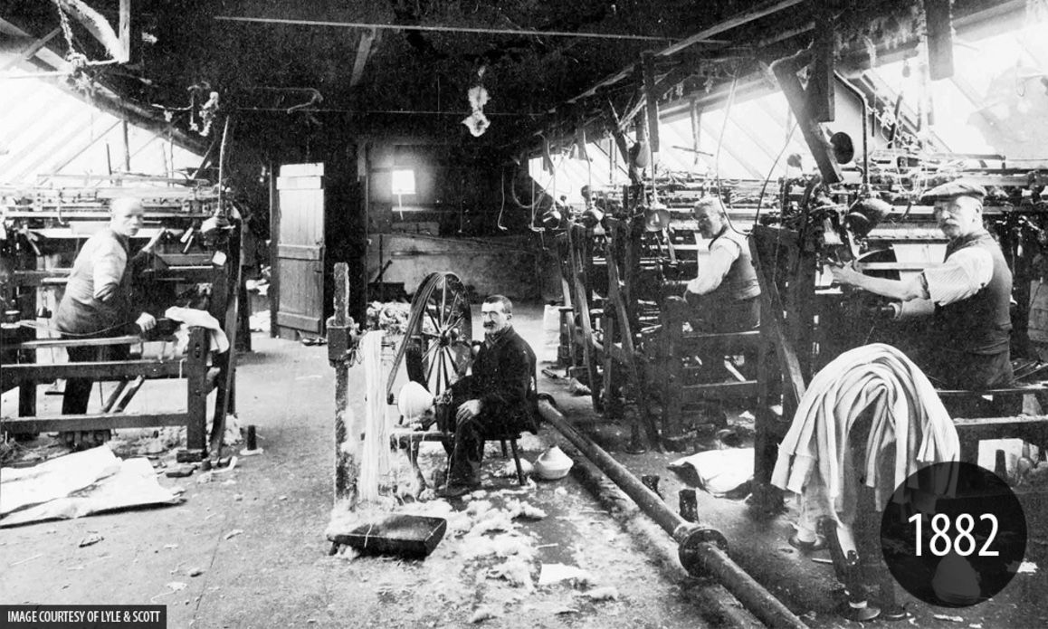 la fabbrica nel 1882