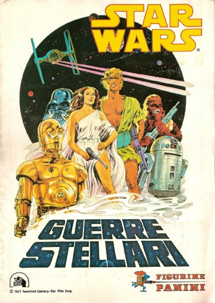 album edito in occasione della uscita della fortunata trilogia di films del regista George Lucas : "Guerre Stellari" "L'impero colpisce ancora" e "Il ritorno dello Jedi"